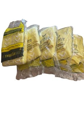 5 Pair of Magnus Textile Patient Yellow Socks - 98% Polyester